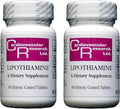 Cardiovascular Research Lipothiamine Vitamin B1 with Alpha-Lipoic Acid New Tamper Resistant Tearstrip Store and Ship Box 120 Count