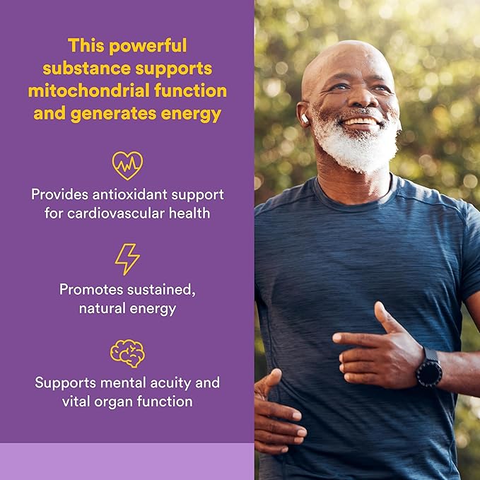 Natural Factors Ubiquinol 200 mg - Supports Heart Health &amp Natural Vitality - Antioxidant Support Supplement with Superior Absorption - Energy Support with Flaxseed Oil - 30 Softgels (30 Servings)