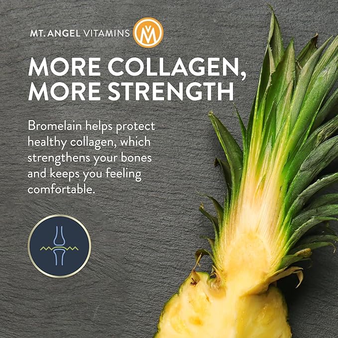 Mt. Angel Vitamins: Inflameze Advanced. Joint Health Collagen Protection Turmeric Supplement 60 Capsules