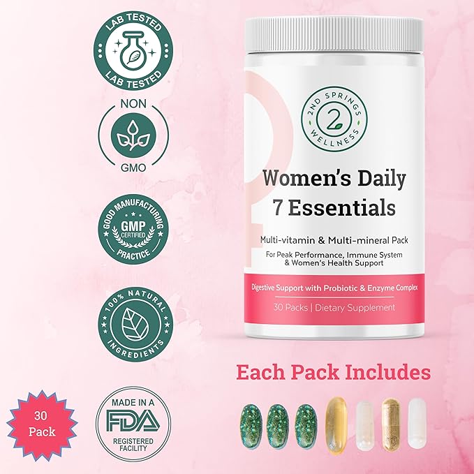 Women's Daily 7 Essentials Adaptogen Complex &amp Sleep Well Bundle