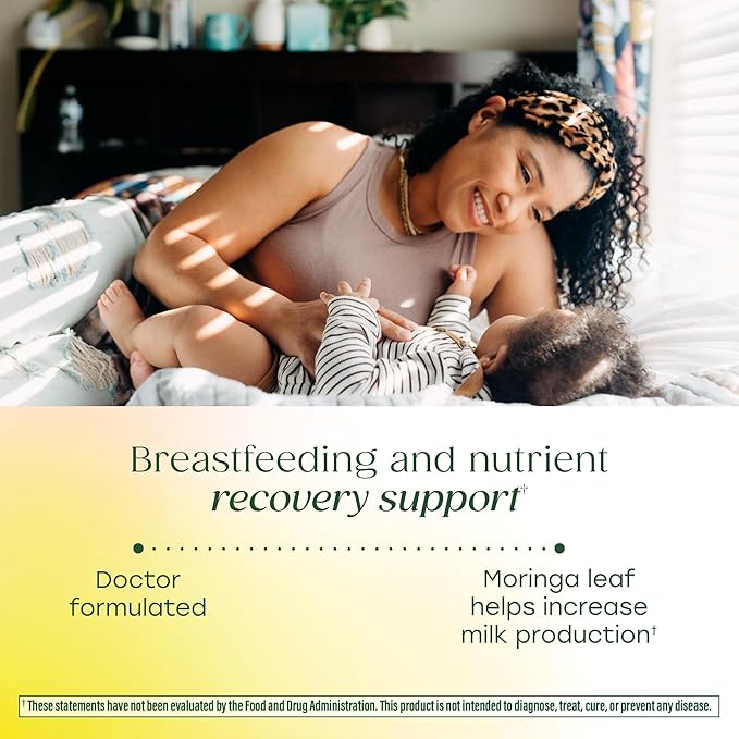 MegaFood Baby &amp Me 2 Postnatal Vitamins for Women Breastfeeding with Folate (Folic Acid Natural Form) Choline Iodine Vitamin D Moringa Leaf and More - 60 Tabs (30 Servings)