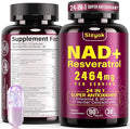 NAD Supplement 1100mg + Resveratrol 600mg – Advanced Liposomal NAD+ Capsules with Pterostilbene &amp Quercetin