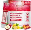 NAD+ Liquid Supplement Packets 30pcsPremium Nicotinamide Riboside &amp Resveratrol Boosts Cellular Energy &amp Healthy Aging