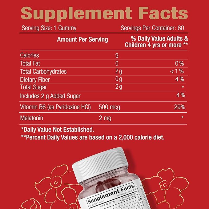 Vegan Melatonin Gummies for Adults – 2 mg Pectin-Based Gummy Melatonin Supplement – Natural Blackberry Flavor – Non-GMO Gluten-Free Gelatin-Free Soy-Free – 60 Count