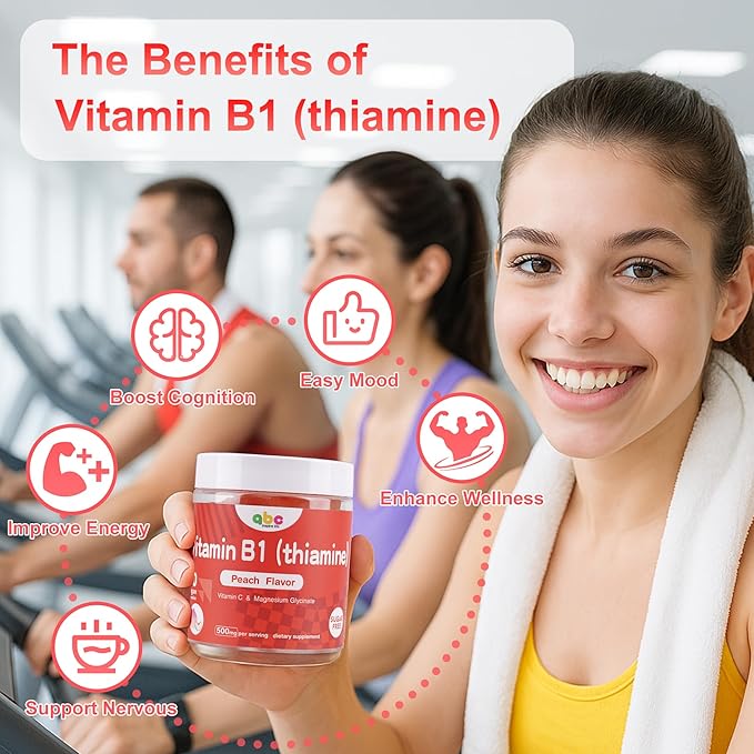 Vitamin B Complex Gummies for Women Vitamin B1 Gummies 300mg for Adults