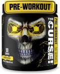 JNX SPORTS The Curse! Lemon Rush Pre Workout Powder with Creatine – Extreme Energy Preworkout for Men &amp Women – 50 Servings – L Citrulline Beta Alanine &amp Caffeine for Pump Strength &amp Foc