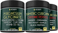 Bundle 6in1 Magnesium Glycinate Supplement &amp 2-Pack 7in1 Turmeric Curcumin Supplement