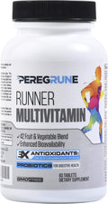 Runner Multivitamin | Engineered Vitamin with Antioxidants and Complete B Complex to Support Endurance &amp Energy | Probiotics Whole Foods | Certified Running Supplements
