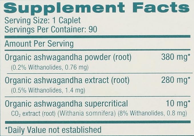 HIMALAYA Organic Ashwagandha 90 CT