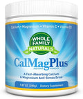 Calcium Magnesium Powder Supplement - CalMag Plus with Vitamin C &amp D3 - Gluten Free Non GMO - Natural Calm Cal Mag Drink - Cal-Mag for Muscles - Calm Sleep Magnesium Drink Powder - Calcium Supple