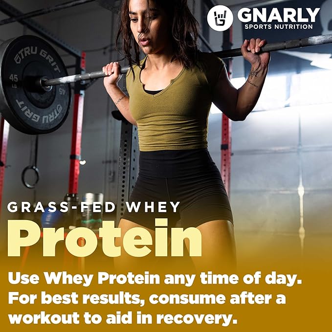Gnarly Nutrition Gnarly Whey Grass-Fed Protein Supplement Vanilla (32.0oz) Preworkout Mango (14.82oz)