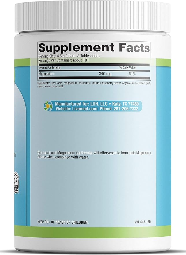 Livamed - Mag Relax- Raspberry Lemonade Flavor 16oz