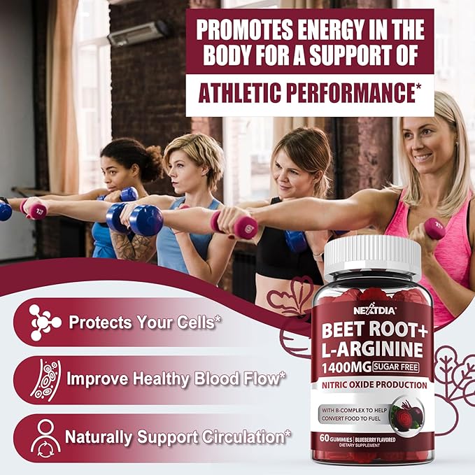 Vitamin B12 Sublingual 10000 mcg+ Beet Root Gummies