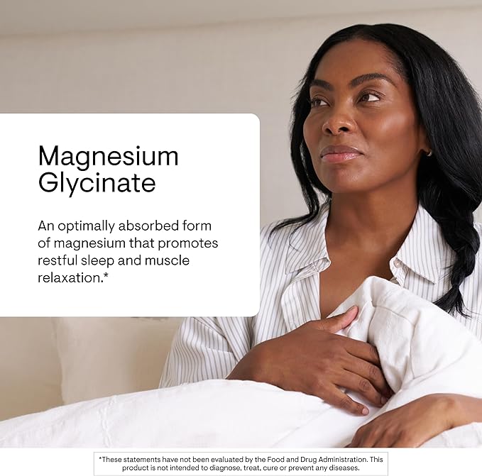 THORNE - Magnesium Glycinate - Supports Restful Sleep Muscle Relaxation Heart Health &amp Metabolism* - Chelated Magnesium Capsules - Third-Party Certified - Gluten Dairy &amp Soy-Free - 90 Servi