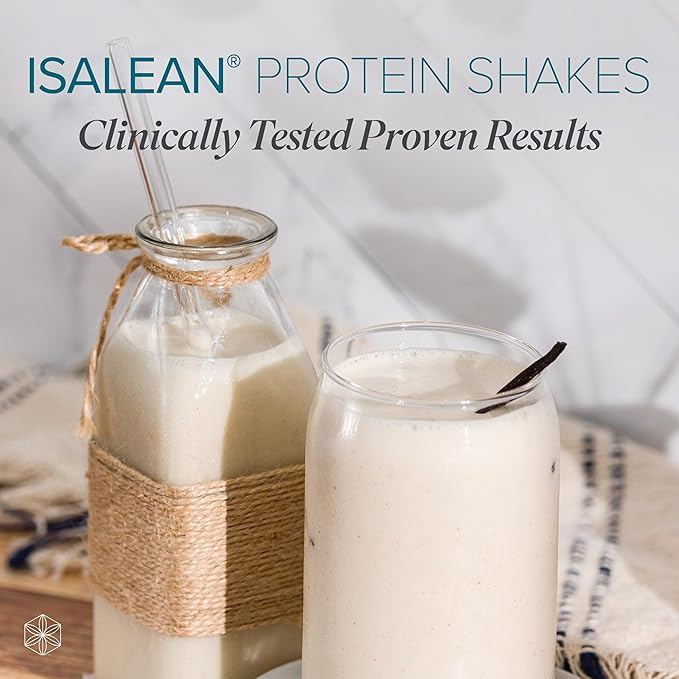 Isagenix Plant-Based IsaLean Protein Shake - Energy Powder with Whole-Food Sourced Vitamins - Supports Lean Muscle Growth &amp Healthy Metabolism - Gluten &amp Soy Free - Vanilla Chai 27.2 oz (14 S