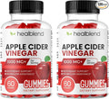 healblend Apple Cider Vinegar Gummy Vitamins 1000MG Per Serving - 120 Count- Vitamin B12 Pomegranate &amp Beet Juice Gelatin-Free Gluten-Free Vegan &amp Non-GMO (2 Pack)