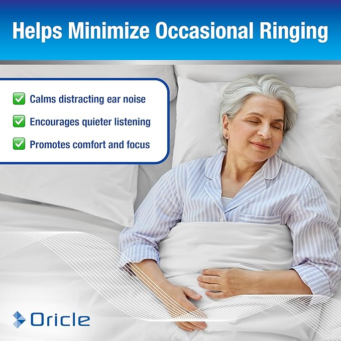 Oricle Targeted Hearing Support – Natural Hearing Health Supplement with Ginkgo Biloba CoQ10 Turmeric &amp Zinc – Promotes Ear Function Circulation &amp Wellness – 60 Vegan Capsules