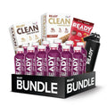 Ready® Best of Ready $99 Bundle – Black Cherry Protein Water Protein Bars Barbecue Puffs &amp Black Water Bottle | Amazon Exclusive