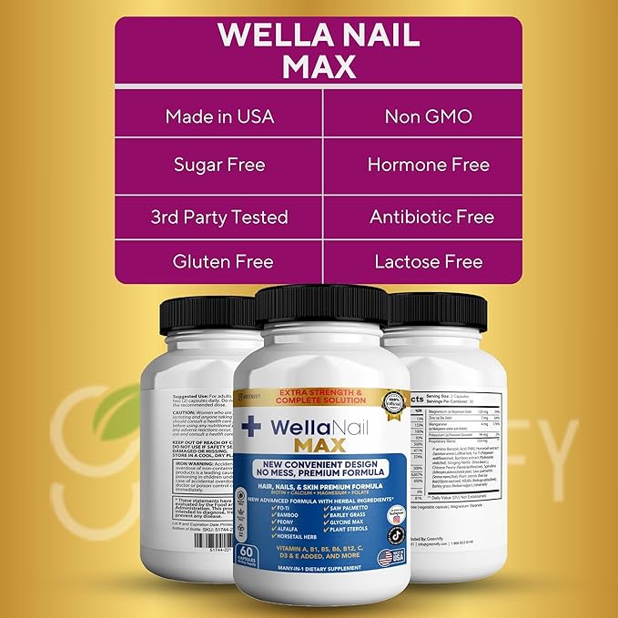 WellaNail MAX Hair Nails &amp Skin Supplement (5)