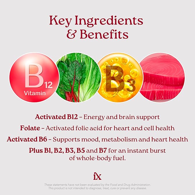 Isotonix Activated B Complex – Vegan B Vitamin Supplement for Energy Stress Relief and Nervous System Health – Isotonic Drinkable Formula – 90 Servings