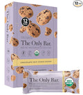 Truvani Plant Based Snack Bars | Chocolate Chip Cookie Dough 12 Pack | 5g Protein | USDA Organic and Vegan | The Only Bar | Dairy Soy and Gluten Free | Individually Wrapped