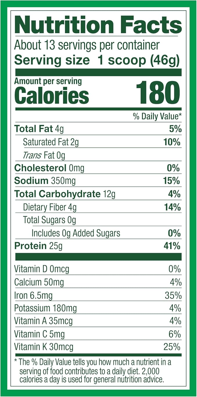 Vega Protein and Greens Protein Powder Chocolate - 20g Plant Based Protein Plus Veggies Vegan Non GMO Pea Protein for Women and Men 1.3 lbs