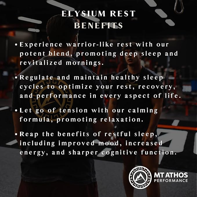 Elysium Rest | Supports Mental and Physical Rejuvenation Calmness and Tranquility | 30 Servings - 120 Capsules