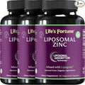 Liposomal Pure Zinc Picolinate Supplement with Copper Immune Support Metabolism and Skin Health | High Potency for Adults Men &amp Women | Powerful Antioxidant | 90 Capsules (Pack of 3)