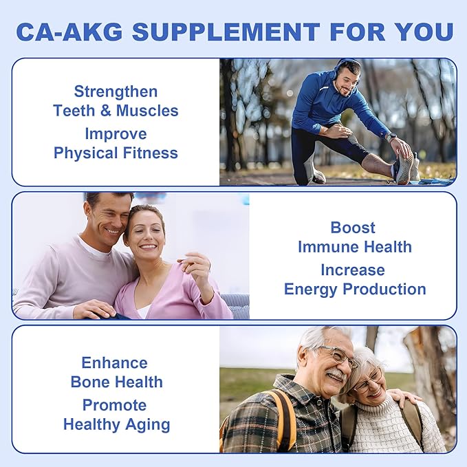 Liposomal Calcium AKG Supplement 1500mg + Liposomal Melatonin Sleep Softgels