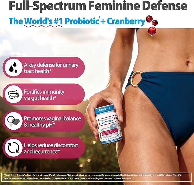 Women's Intimate Balance &amp Digestive Support Probiotic Bundle: Urogen+Broad Spectrum Urogen Probiotic for PH Balance Urinary Tract Digestive &amp Immune Health Broad Spectrum Formulated for D
