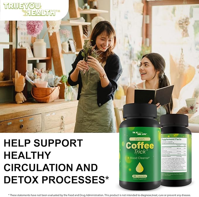 Green Coffee Trick Detox Cleanse - Green Coffee Bean Extract Turmeric Green Tea Extract Garcinia Cambogia Extract &amp More - Supercharge Your Gut with This Herbal Colon Cleanse &amp Meta Balance