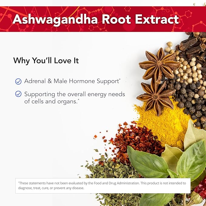 Physician's Strength AshwaPower - 2 fl oz - Wild Ashwagandha Root Extract - Supports Overall Health &amp Energy - 86 Servings