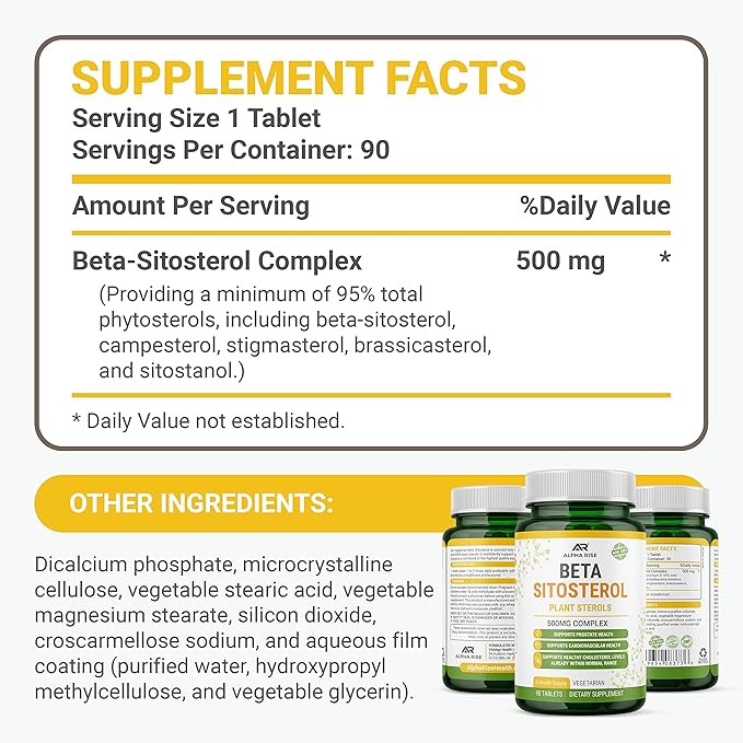 ADK 5 Vitamin Supplement + Beta Sitosterol - Natural Plant Sterols