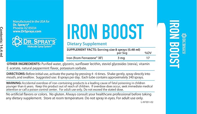 Dr. Spray's Iron Boost Spray