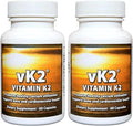 Vitamin Supplement MK-4 + MK-7 – Supports Bone &amp Cardiovascular Health – D3 Companion – 60 Capsules (2)