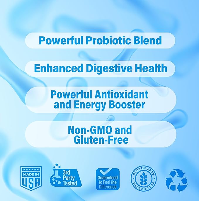 55B Probiotics Premium - 55 Billion CFU 12 Strains 185mg Prebiotic - Immune Support Digestive &amp Gut Health - Supports Occasional Constipation Gas &amp Bloating - 60 Vegan Capsules 60 Day Sup