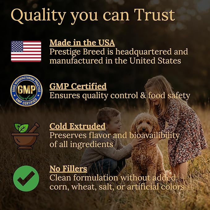 Multivitamins Balanced Nutrition for Your Goldendoodle 90 Count Made in The USA with Real Bacon