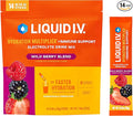 Liquid I.V.® Hydration Multiplier +Immune Support - Wild Berry Blend | Electrolyte Powder Drink Mix | 1 Pack (14 Servings)