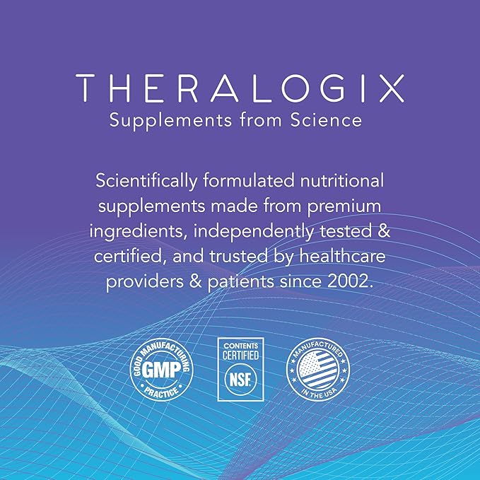 Theralogix CalMag Thins Calcium &amp Magnesium Supplement - Bone Support Supplement for Women &amp Men - Contains 200 mg of Calcium and 50 mg of Magnesium - NSF Certified - 360 Tablets