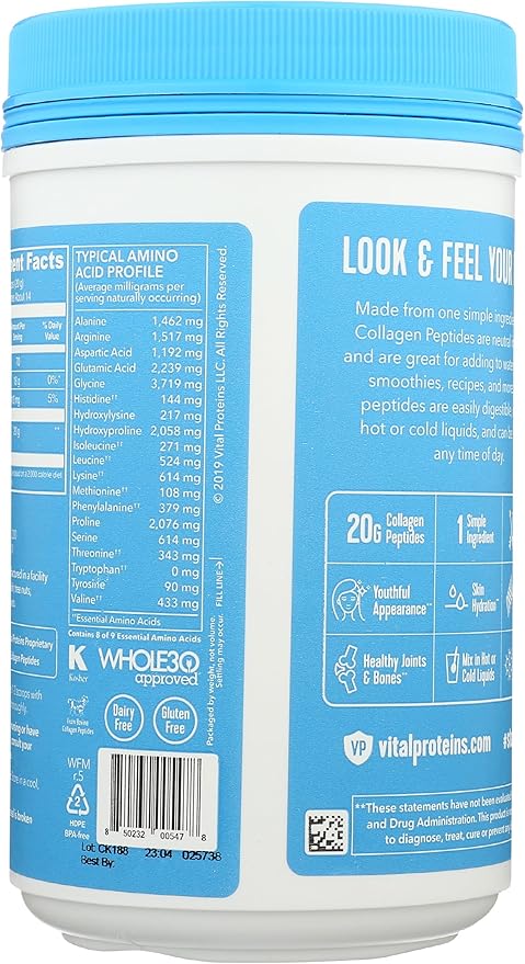 VITAL PROTEINS Collagen Peptide Protein Powder 10 OZ