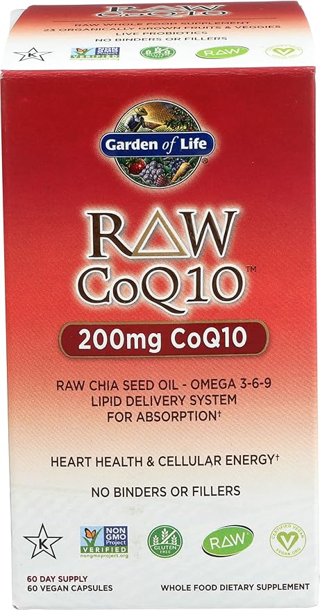 Garden Of Life Raw Coq10 60 Ct