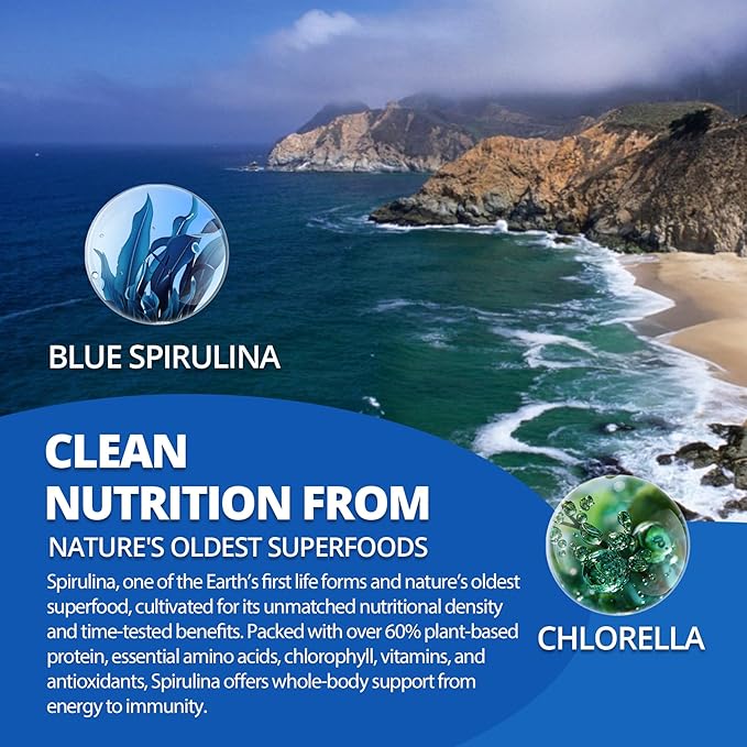 Fiber Gummies for Adults + Organic Blue Spirulina Gummies