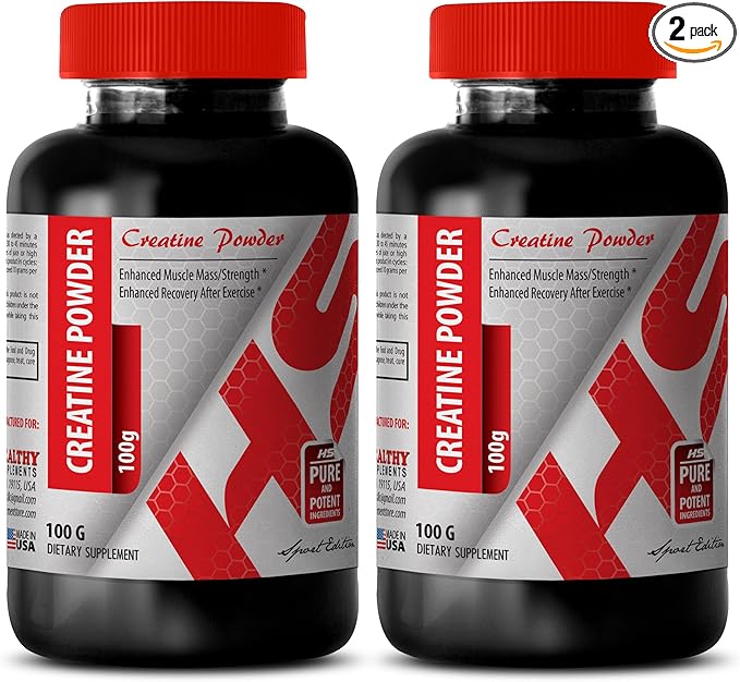 Muscle Recovery Powder - CREATINE Powder 100G - Creatine for Body Builders - 2 Bottle (Powder)