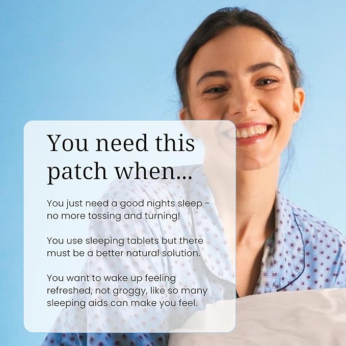 The Patch Remedy Sleep &amp Magnesium Bundle - (60 Patches) Natural Melatonin-Free Sleeping Patch &amp Magnesium Glycinate Patch Kit | Mineral &amp Sleep Support