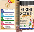Height Growth Increase Vitamin Gummies Calcium Magnesium Zinc Ashwagandha Glucosamine Grow Tall Supplement Multivitamin for Kids Teens Adults