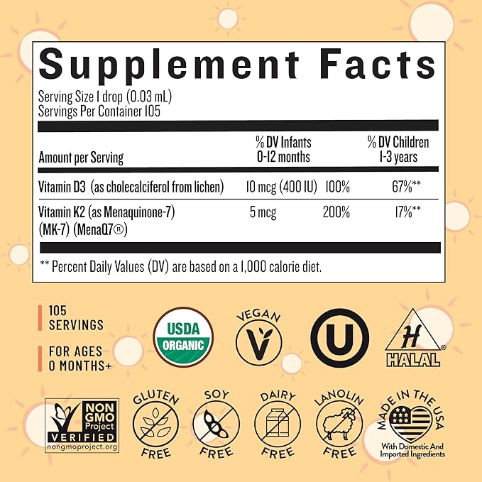 Legendairy Milk Complete Baby Wellness Vitamin Drops Bundle Ages 6 Months+