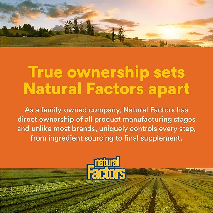Natural Factors SAMe 200 mg Helps Elevate Mood and Improve Joint Health 60 tablets (60 servings)