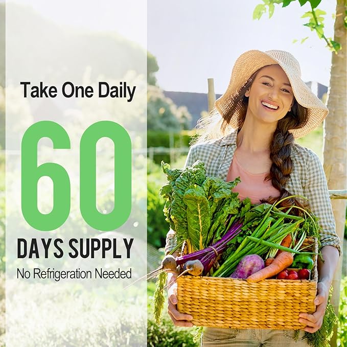 Probiotics for Women &amp Men - 300 Billion CFU 24 Strains Probiotics + 15 Organic Herbs Prebiotics for Digestive Gut Health Immune Constipation Diarrhea &amp Whole-Body Health - 2 Months Suppl