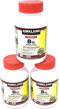 Kirkland Signature Sublingual B-12 5000 mcg 3 Bottles (300 Tablets)