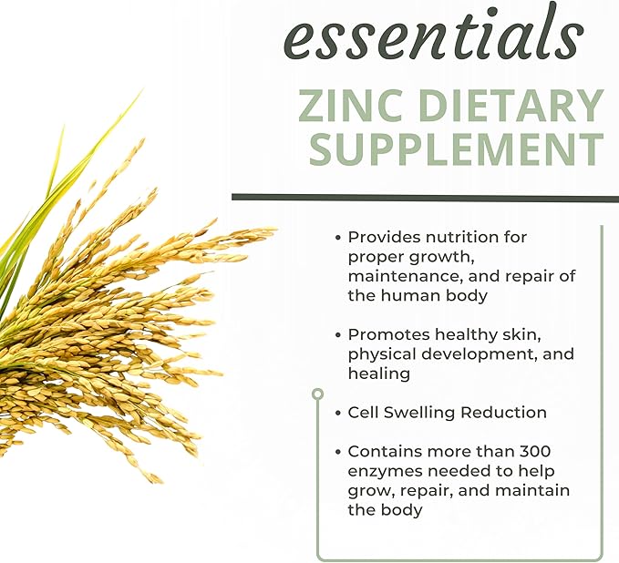 Optimal Health Systems Essential Zinc | Chelated Zinc Bisglycinate for Cellular Skin &amp Immune Support – Vegetarian Non-GMO Gluten &amp Dairy Free – 90 Capsules